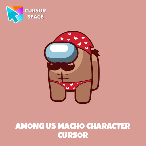 Among Us Macho Character cursor pointer cursor